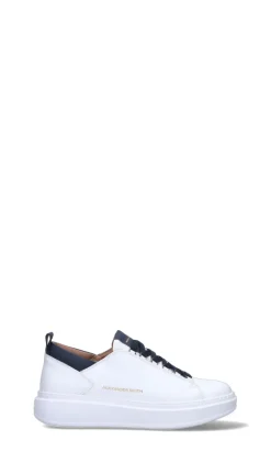 ALEXANDER SMITH Sneaker uomo bianca/blu in pelle