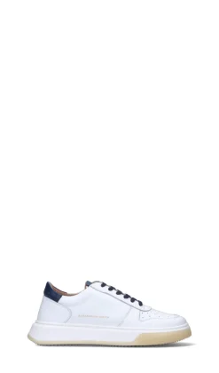 ALEXANDER SMITH Sneaker uomo bianca/blu in pelle