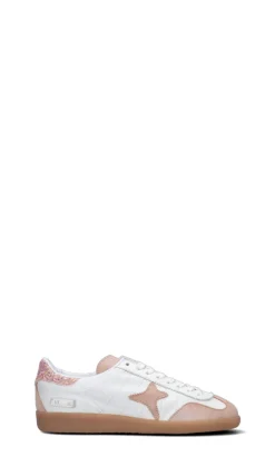 AMA-BRAND Sneaker donna bianca/blush in pelle