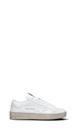 AMA-BRAND Sneaker uomo bianca in pelle