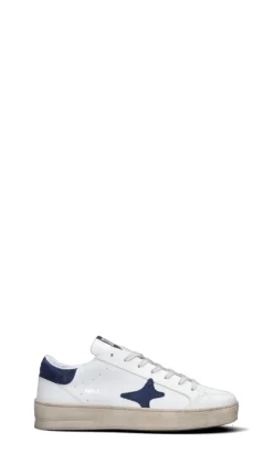AMA-BRAND Sneaker uomo bianca/blu in pelle