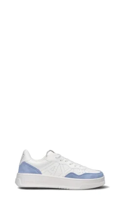 ARMANI EXCHANGE Sneaker donna bianca/azzurra in pelle