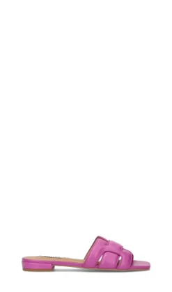 BIBI LOU Ciabatta donna fucsia in pelle