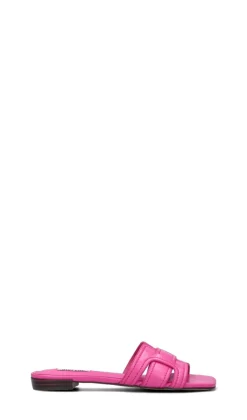 BIBI LOU Ciabatta donna magenta in pelle