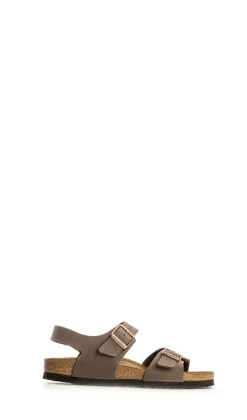 BIRKENSTOCK NEW YORK Sandalo ragazzo marrone in pelle