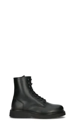 CALVIN KLEIN Anfibio uomo nero in pelle