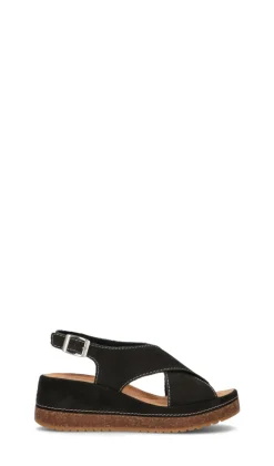 CLARKS CORE Sandalo donna nero in nabuk