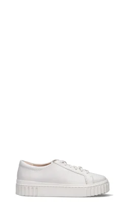 CLARKS CORE Sneaker donna bianca in pelle