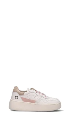 D.A.T.E. Sneaker donna panna/rosa in pelle