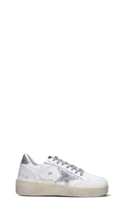GOLDEN GOOSE - BALLSTAR 2 Sneaker donna bianca/argento in pelle