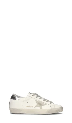 GOLDEN GOOSE - SUPERSTAR Sneaker donna bianca/argento in pelle
