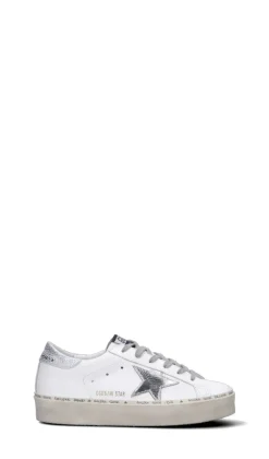 GOLDEN GOOSE HI STAR Sneaker donna bianca/argento in pelle