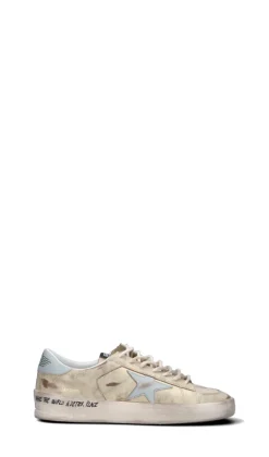 GOLDEN GOOSE STARDAN Sneaker uomo panna/azzurra in pelle