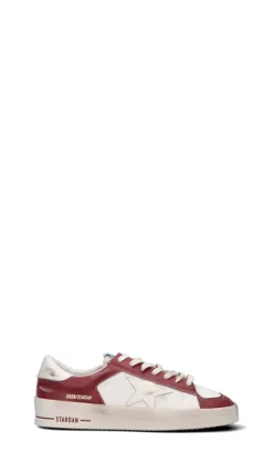 GOLDEN GOOSE STARDAN Sneaker uomo bianca/rossa in pelle