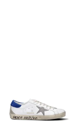 GOLDEN GOOSE SUPER-STAR CLASSIC Sneaker uomo bianca/blu in pelle