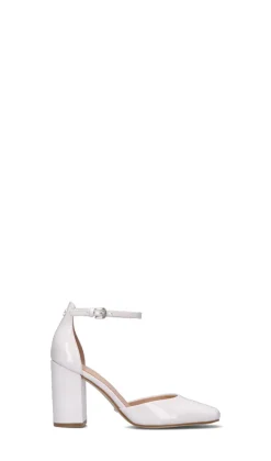 GUESS Decollete donna bianca in pelle