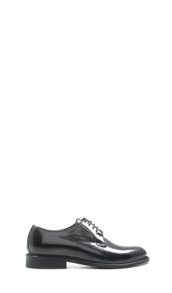 HOLE B. Stringata uomo nera in pelle