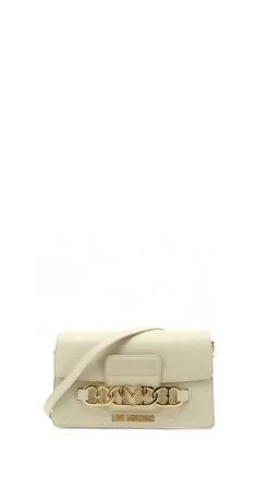 LOVE MOSCHINO - Borsa a spalla donna avorio