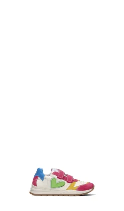 NATURINO Sneaker bimba panna/rosa in suede