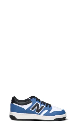 NEW BALANCE 480 Sneaker ragazzo blu e nera in pelle