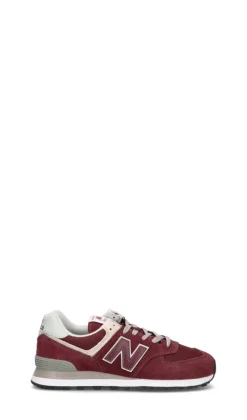 NEW BALANCE 574 Sneaker uomo rossa in suede