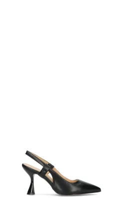 PERLAMARINA Slingback donna nera