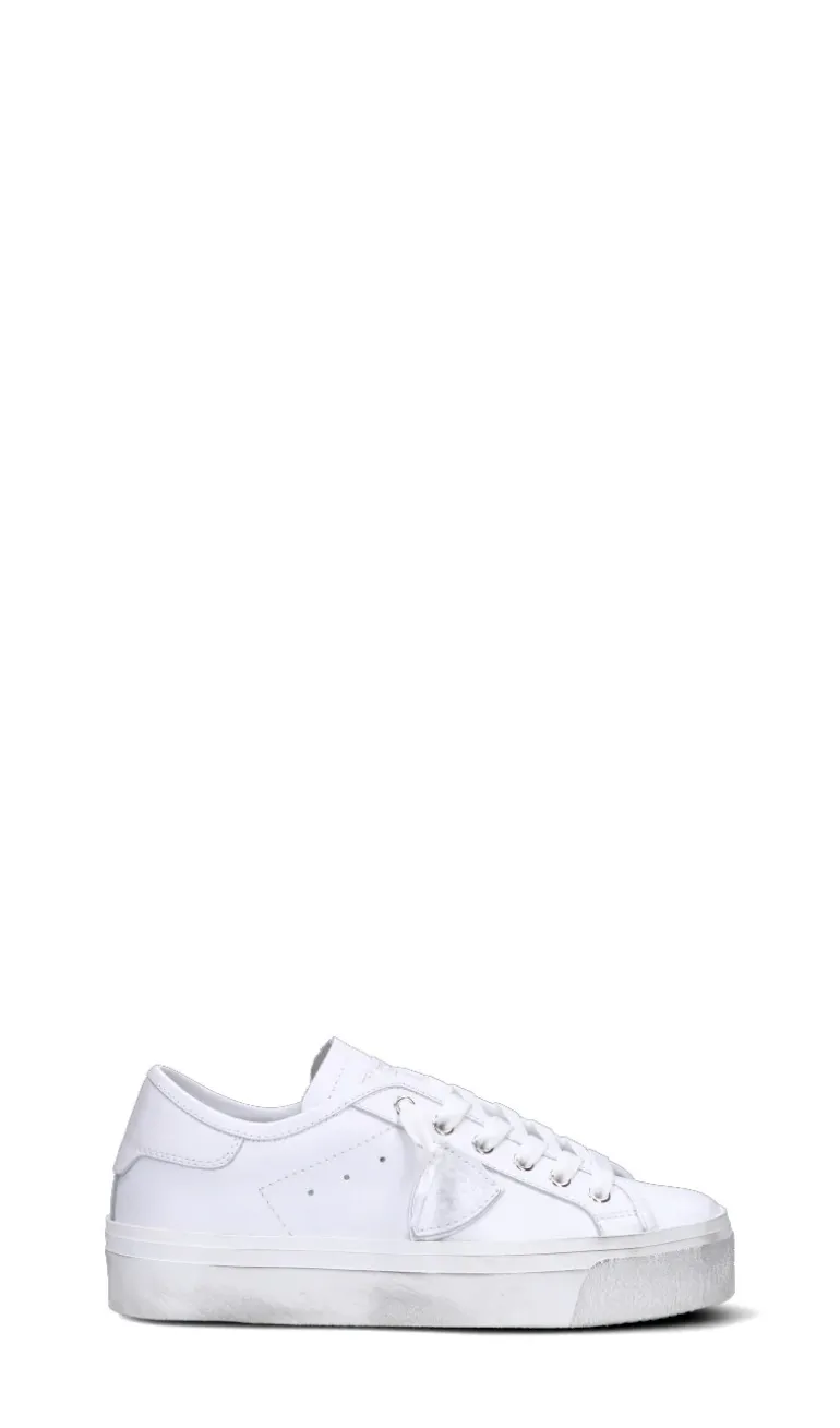 PHILIPPE MODEL - PARIS HAUTE LOW Sneaker donna bianca in pelle