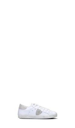 PHILIPPE MODEL Sneaker bimbo bianca/beige in pelle