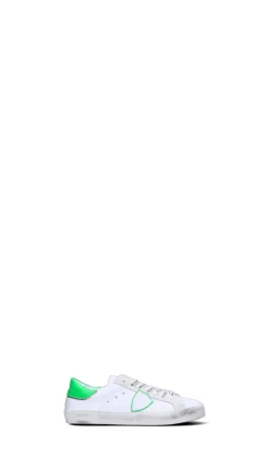 PHILIPPE MODEL Sneaker bimbo bianca/verde in pelle