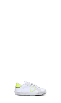 PHILIPPE MODEL Sneaker bimbo bianca/gialla in pelle