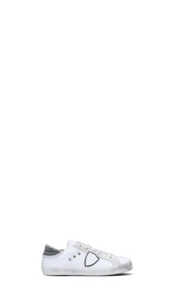 PHILIPPE MODEL Sneaker bimbo bianca/grigia in pelle