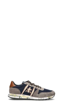 PREMIATA Sneaker uomo grigia/blu in pelle