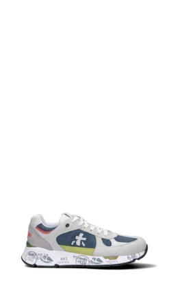 PREMIATA Sneaker uomo grigia/blu/gialla/marrone/rossa in suede