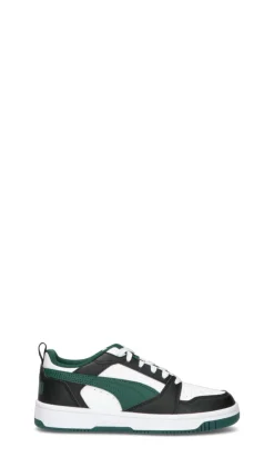 PUMA - REBOUND V6 LOW Sneaker ragazzo bianca/verde/nera