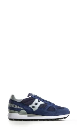 SAUCONY SHADOW ORIGINAL Sneaker uomo blu suede e tessuto