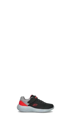 SKECHERS SPORT Sneaker bimbo nera, grigia e rossa