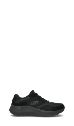 SKECHERS SPORT Sneaker uomo nera in pelle