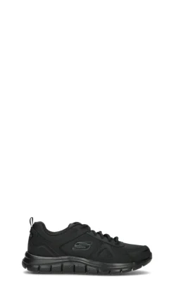 SKECHERS SPORT Sneaker uomo nera in pelle