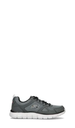 SKECHERS SPORT Sneaker uomo grigia in pelle