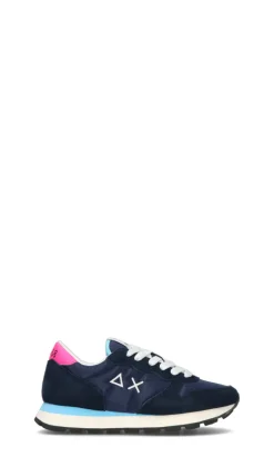 SUN68 Sneaker donna blu in pelle
