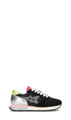 SUN68 Sneaker donna nera/argento/gialla
