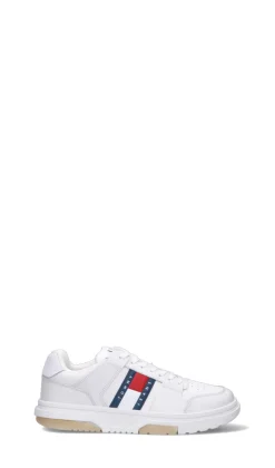 TOMMY HILFIGER JEANS Sneaker uomo bianca in pelle