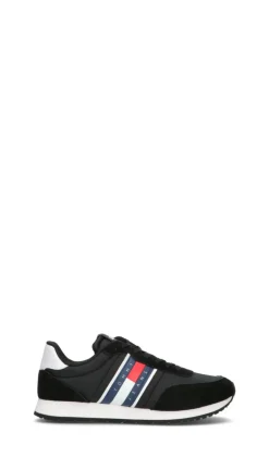 TOMMY HILFIGER JEANS sneaker uomo nera in suede