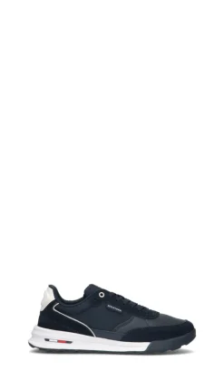 TOMMY HILFIGER Sneaker uomo blu in suede