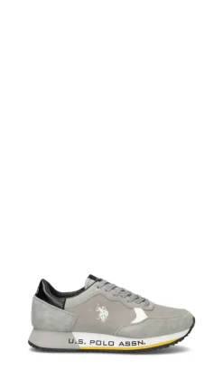 U.S. POLO ASSN. Sneaker uomo grigia/marrone/nera in suede