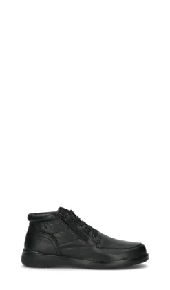 VALLEVERDE Polacco uomo nero in pelle