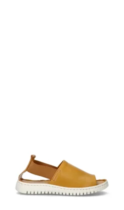 VARIOPINTO Sandalo donna giallo in pelle