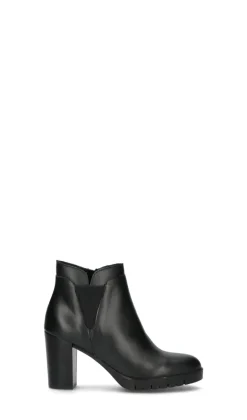 VARIOPINTO Tronchetto donna nero in pelle