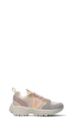 VEJA Sneaker donna beige/rosa in suede