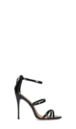 VICENZA Sandalo donna nero in pelle